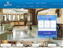 Tablet Screenshot of americanhotelnapoli.it